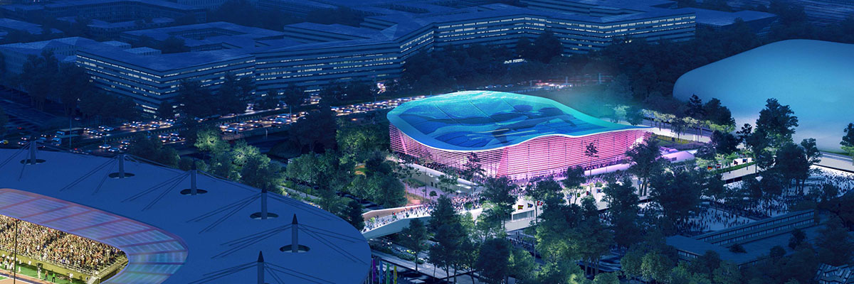 Movable pool floors at Aquatic Centre Saint-Denis (France)